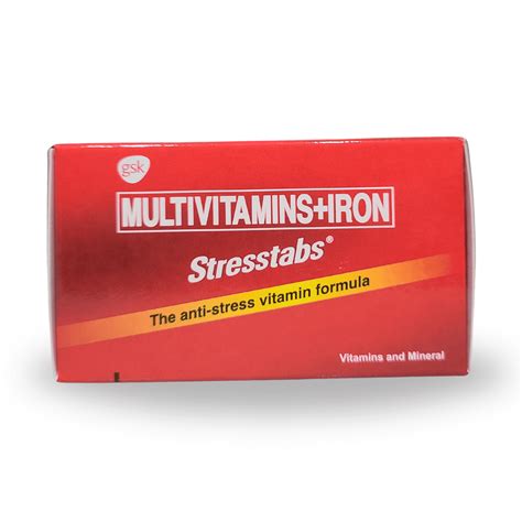 Stresstabs Multivitamins + Iron 30 Tablets .